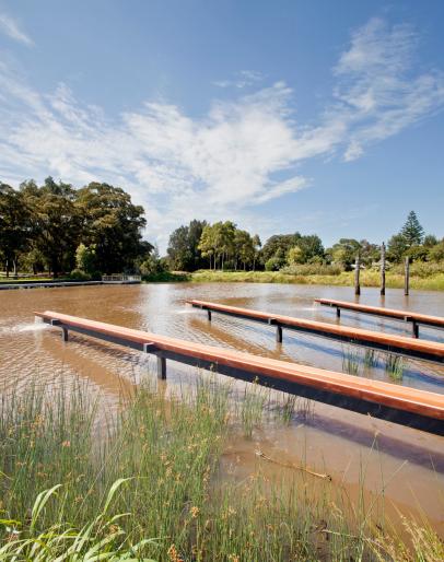 Turf Design Studio &amp; Environmental Partnership con Alluvium, Turpin + Crawford Studio, Dragonfly Environmental and Partridge &ndash; Sydney Park Water Re-use Project