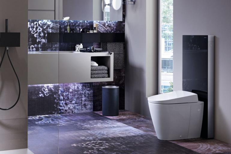 Aquaclean Sela in abbinamento al modulo Geberit Monolith