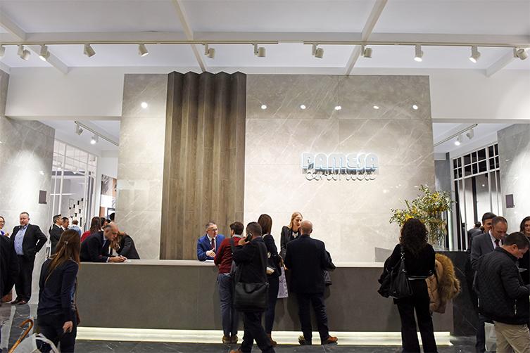 Foto dello stand PAMESA a Cevisama 2018